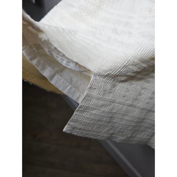 Vintage Milly New York Cream lined Shift Dress With Embossing Ladies size 10 - Picture 10 of 11